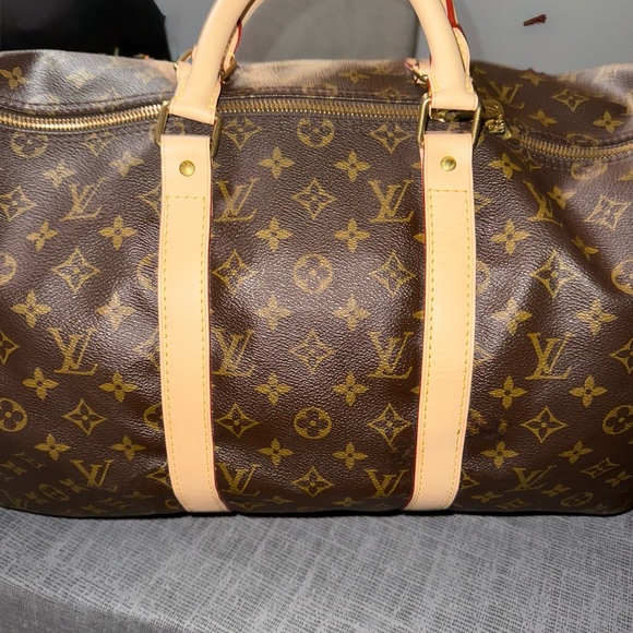 Louis Vuitton Monogram Keepall Size 50 Travel Duffle Bag - Picture 9 of 16